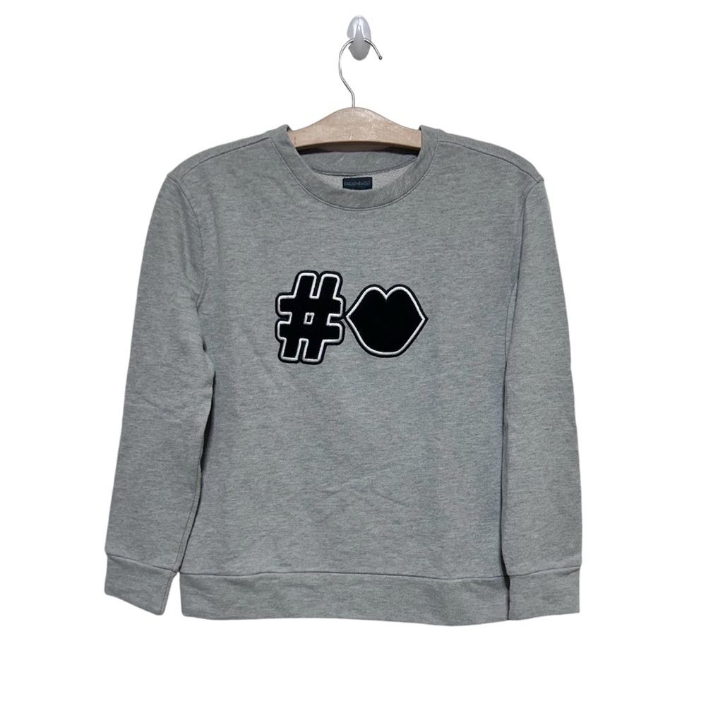 Paraphrase Gray Pullover Women’s Hoodie Size Medium
